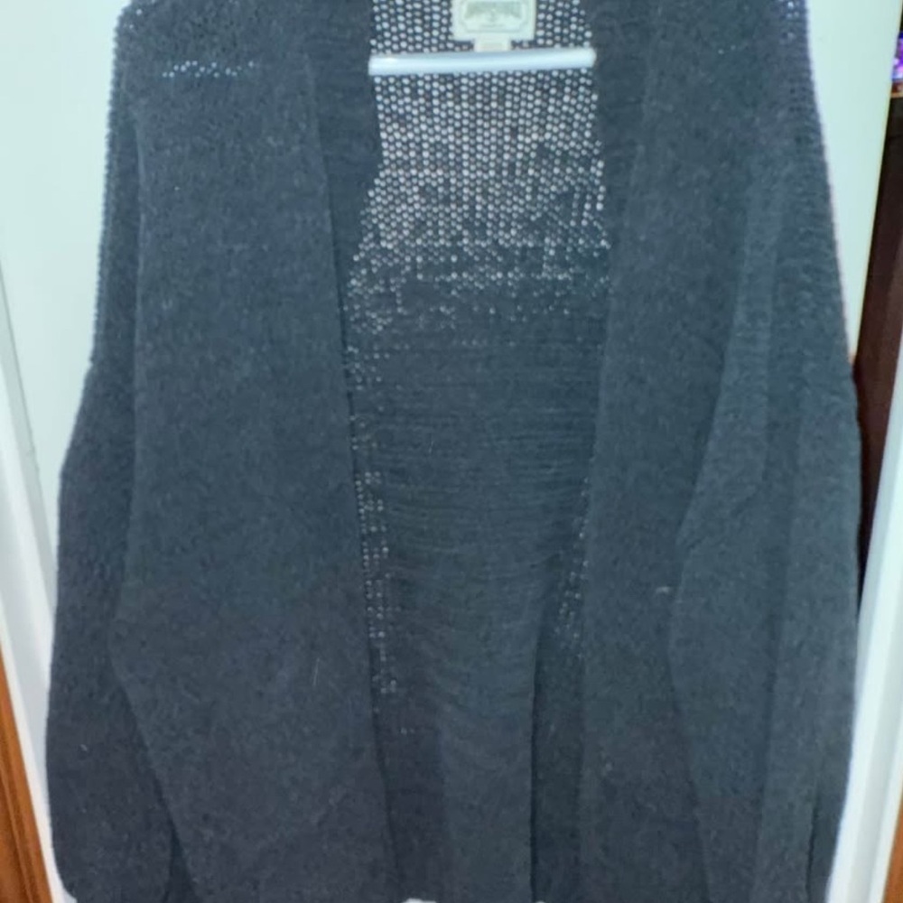 American Eagle Outfitters Charcoal Cardigan